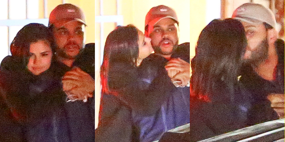 Selena Gomez & The Weeknd Kiss & Get Very Cozy in Hot New Pics Selena