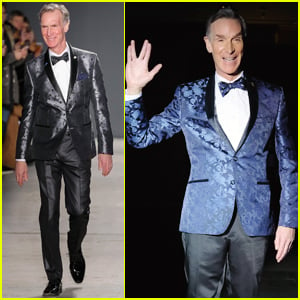 Bill Nye the Science Guy Walked the Runway Twice During Fashion Week!