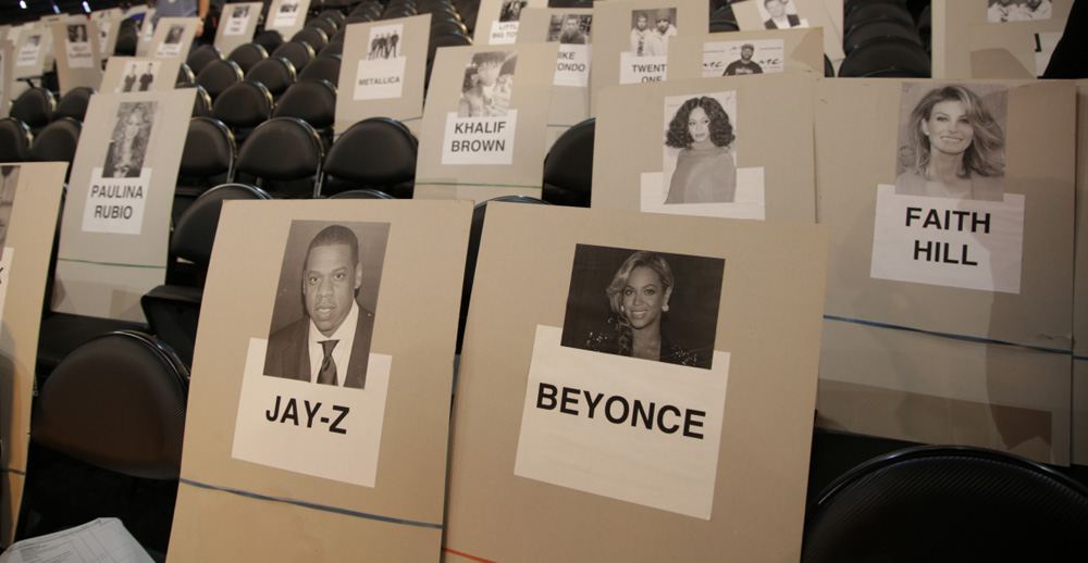 Grammys Seating Chart 2017 Where Are the Stars Sitting? 2017 Grammys