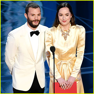 Fifty Shades' Jamie Dornan & Dakota Johnson Present Together at Oscars 2017!