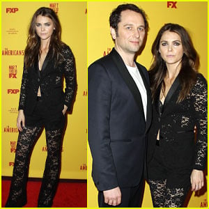 Keri Russell & Matthew Rhys Couple Up for the Season 5 Premiere of 'The Americans'