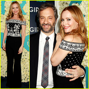 Leslie Mann Supports Judd Apatow at 'Girls' Season 6 Premiere!