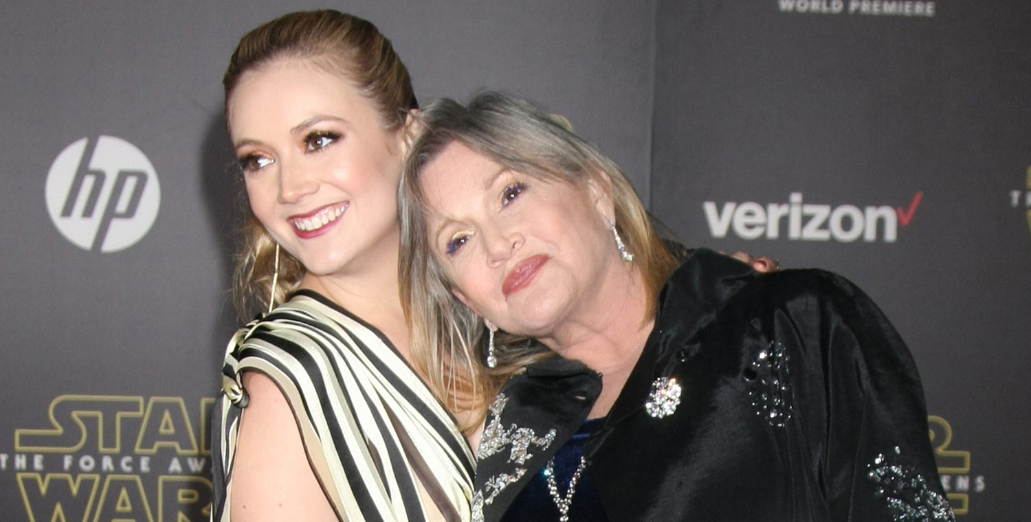 Billie Lourd Posts Sweet Throwback Pic with Mom Carrie Fisher Billie(02)
