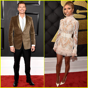 Ryan Seacrest & Giuliana Rancic Are Red Carpet Ready at the Grammys 2017