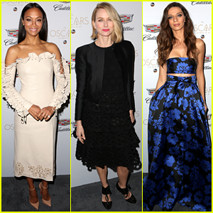 Zoe Saldana Glams Up for Oscars Week After Welcoming a Baby