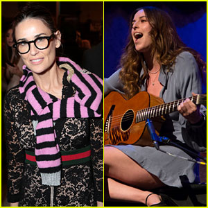 Demi Moore Supports Daughter Scout At Planned Parenthood Event
