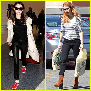 Emma Roberts Channels Younger Aunt Julia With New Brunette Hair