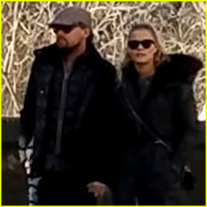 Leonardo DiCaprio & Nina Agdal Hold Hands During Central Park Stroll