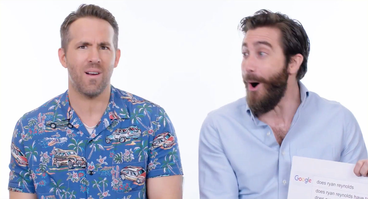 Ryan Reynolds & Jake Gyllenhaal Answer Google Autocomplete Questions in ...