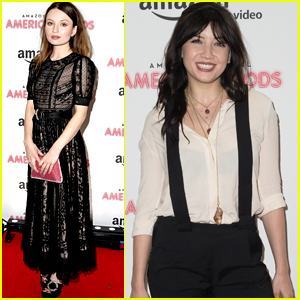 Emily Browning & Daisy Lowe Premiere 'American Gods' in London