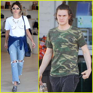 Emma Roberts & Evan Peters Step Out Separately in Beverly Hills