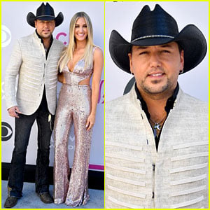 Jason Aldean & Wife Brittany Step Out for ACM Awards 2017