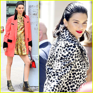 Kendall Jenner Rocks Two Fun Looks for NYC Photo Shoot