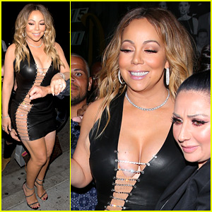 Mariah Carey Rocks a Super Sexy Dress for Dinner!
