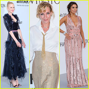 Nicole Kidman, Uma Thurman, & Eva Longoria Stun for amfAR Cannes Gala 2017!