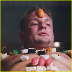 Rob Gronkowski Serves Sushi on His Body in This Music Video