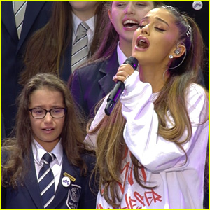 Ariana Grande Sings 'My Everything' with Children's Choir at One Love Manchester (Video)