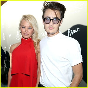 Model Brandon Lee Hangs With Mom Pamela Anderson After 21st Birthday in Vegas