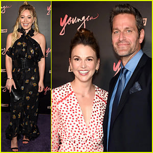 Hilary Duff, Sutton Foster, & 'Younger' Cast Wrap Press Day with Season 4 Premiere Party!