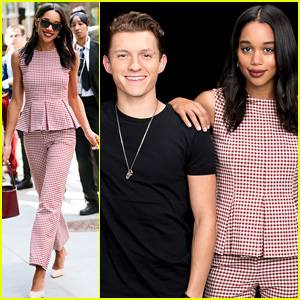 Laura Harrier Shows Off Chic Style Before 'Spider-Man' Premiere