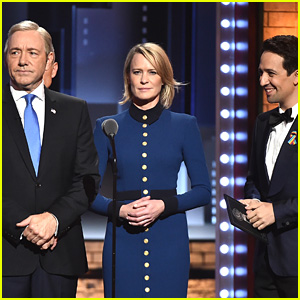 Lin-Manuel Miranda Says Robin Wright's Tonys Appearance Was a Surprise to Him!