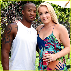 Lindsey Vonn & Her Boyfriend Couple Up at a Pool Party