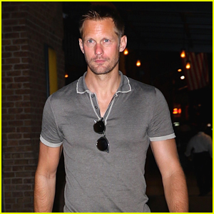 Alexander Skarsgard Steps Out for the Night in NYC