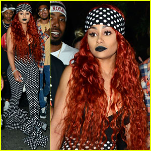 Blac Chyna Goes Retro for Night Out in Los Angeles