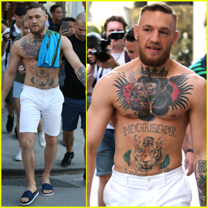 Conor McGregor Does Some Shirtless Shopping in Beverly Hills
