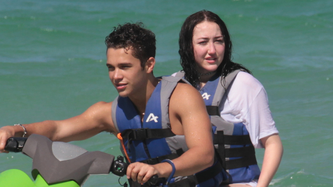 Noah Cyrus Goes Jet Skiing with Austin Mahone in Miami