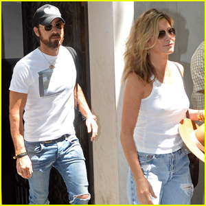 Jennifer Aniston & Justin Theroux Couple Up For Day Out