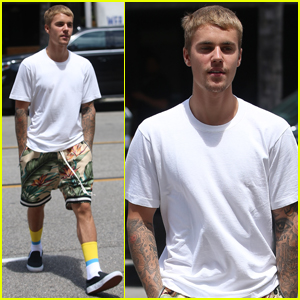 Justin Bieber Steps Out Following News of Tour Cancellation