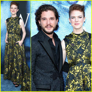 Kit Harington & Rose Leslie Couple Up For 'Game of Thrones' Season 7 Premiere