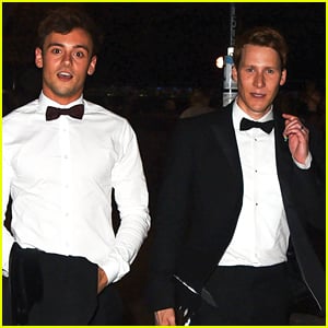 Tom Daley Supports Husband Dustin Lance Black at Pride Gala in London