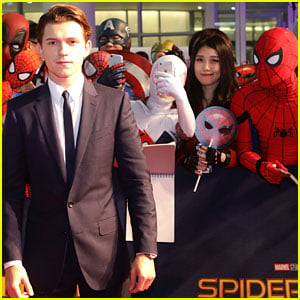 Tom Holland Is Surrounded By Spider-Men at Seoul Premiere