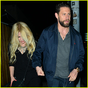 Avril Lavigne Holds Hands with Music Producer J.R. Rotem