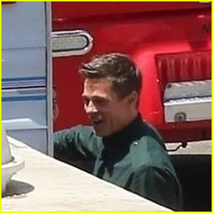 Brad Pitt Gets In Character in First Photos From 'Ad Astra' Set