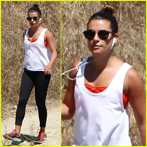 Lea Michele Goes on Solo Hike Before 'The Mayor' Filming