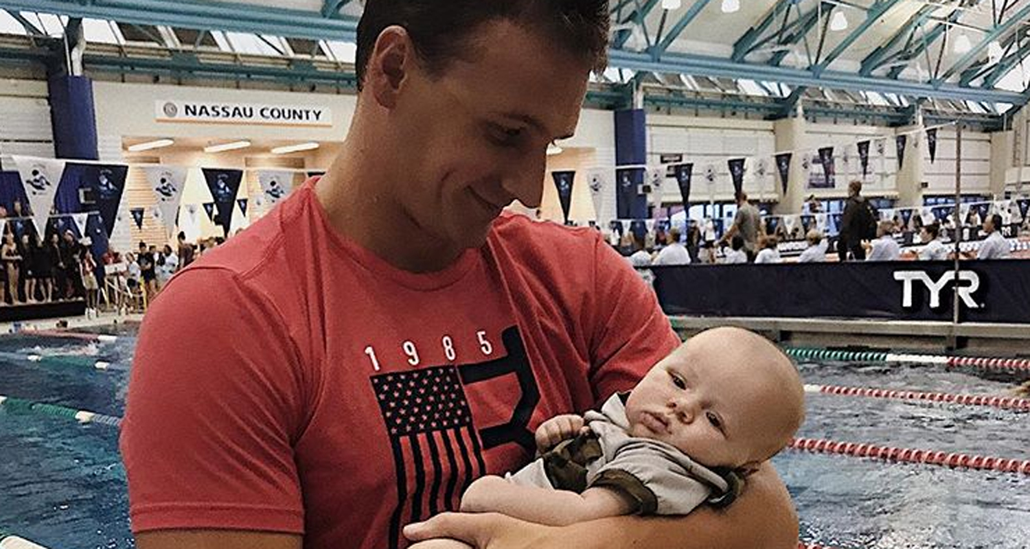 Ryan Lochte Is Getting His Newborn Son Ready For the Olympics! Caiden(02)