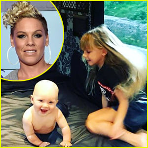 See Pink's Photos of Her Adorable Kids Willow & Jameson!