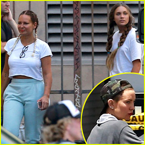 Sia Shows Her Face, Smiles Wide on Set with Kate Hudson & Maddie Ziegler