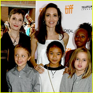 Angelina Jolie's Kids Support Her at 'Breadwinner' Toronto Premiere!