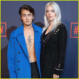 Brandon Thomas Lee & Pyper America Smith Couple Up at Tommy Hilfiger's London Show