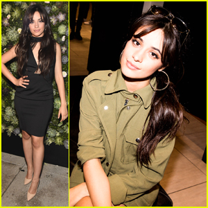 Camila Cabello Celebrates Her 'Guess' Fall Fashion Campaign During NYFW