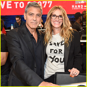 George Clooney & Julia Roberts Reunite at Hand in Hand Benefit