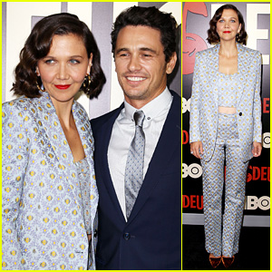 James Franco Suits Up with Maggie Gyllenhaal for 'The Deuce' NYC Premiere!