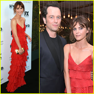 Keri Russell & Matthew Rhys Couple Up for FX Pre-Emmys Party