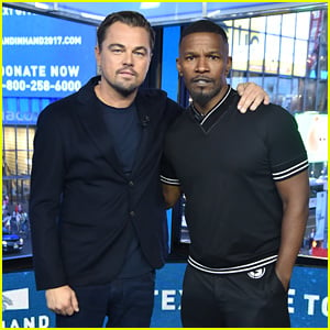 Leonardo DiCaprio & Jamie Foxx Join Forces for 'Hand in Hand' in NYC!