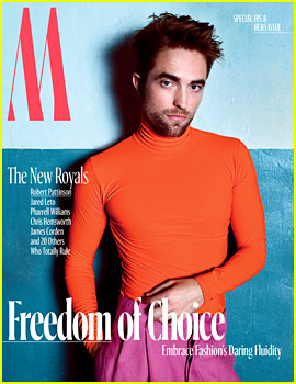 Robert Pattinson Wears Skin Tight Turtleneck for 'W' Magazine
