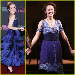 Anna Camp Celebrates Broadway Opening Night of 'Time and the Conways'!